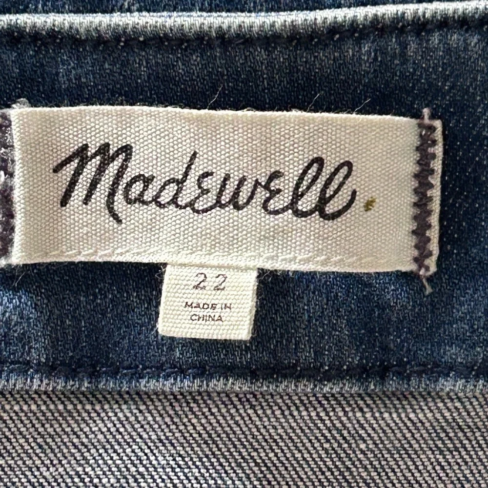 Madewell Classic Blue Denim Skirt - Picture 3 of 12